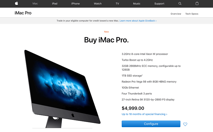 iMac Pro buy